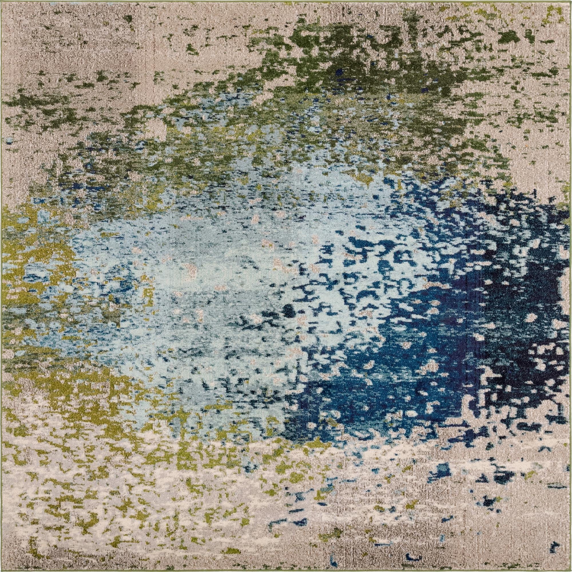 8' x 8'  Washable Casablanca Square Rug