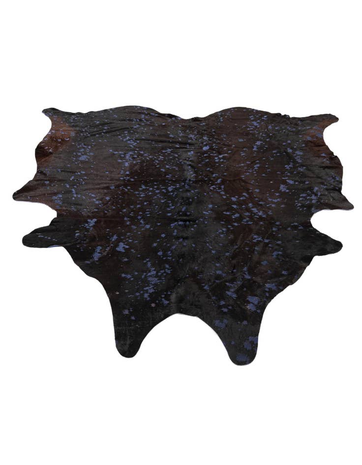 Detail image of 6' 5 x 6' 9 Cowhide Leather Square Rug