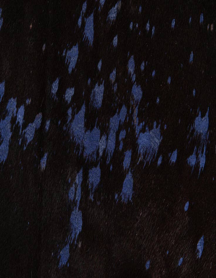 Detail image of 6' 5 x 6' 9 Cowhide Leather Square Rug