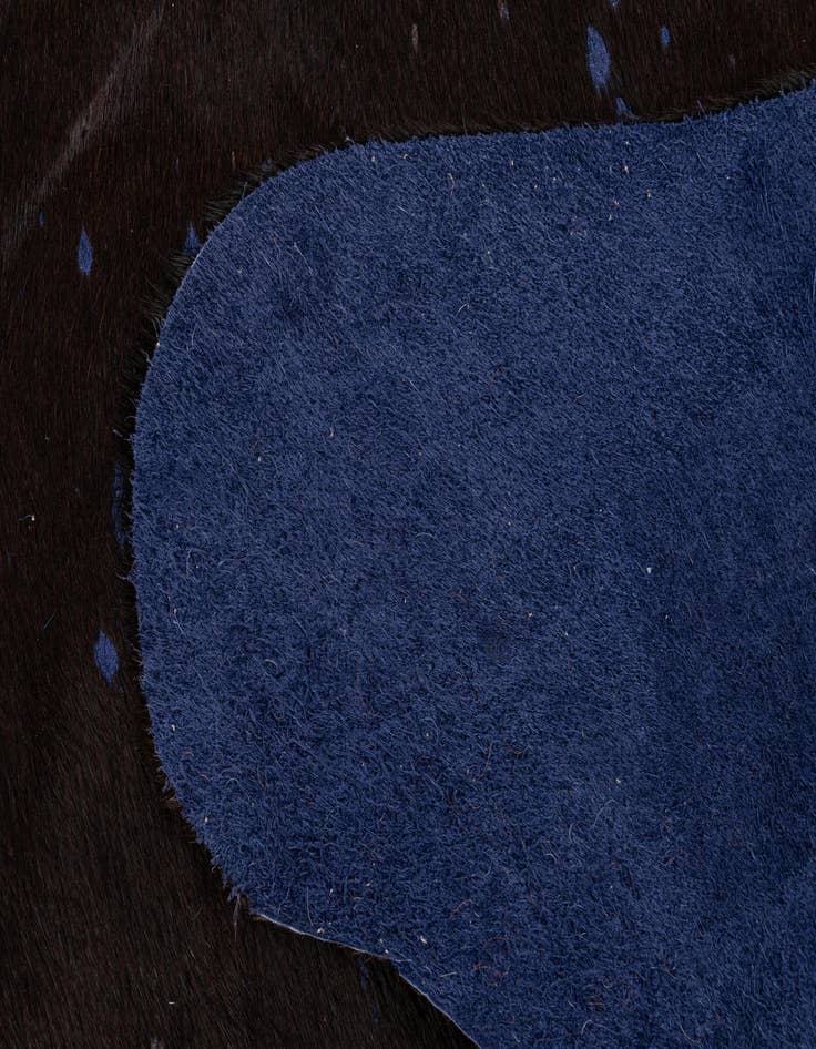 Detail image of 6' 5 x 6' 9 Cowhide Leather Square Rug