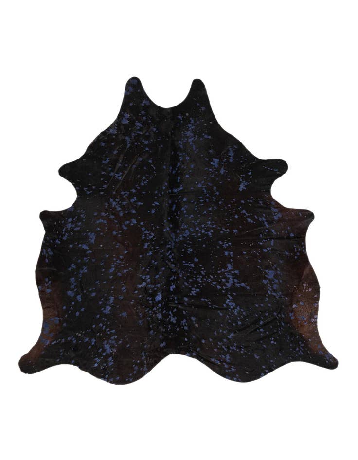 Detail image of 6' 5 x 6' 9 Cowhide Leather Square Rug