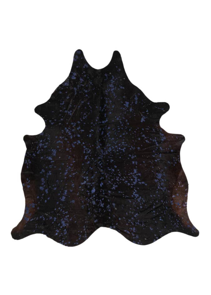Detail image of 6' 5 x 6' 9 Cowhide Leather Square Rug