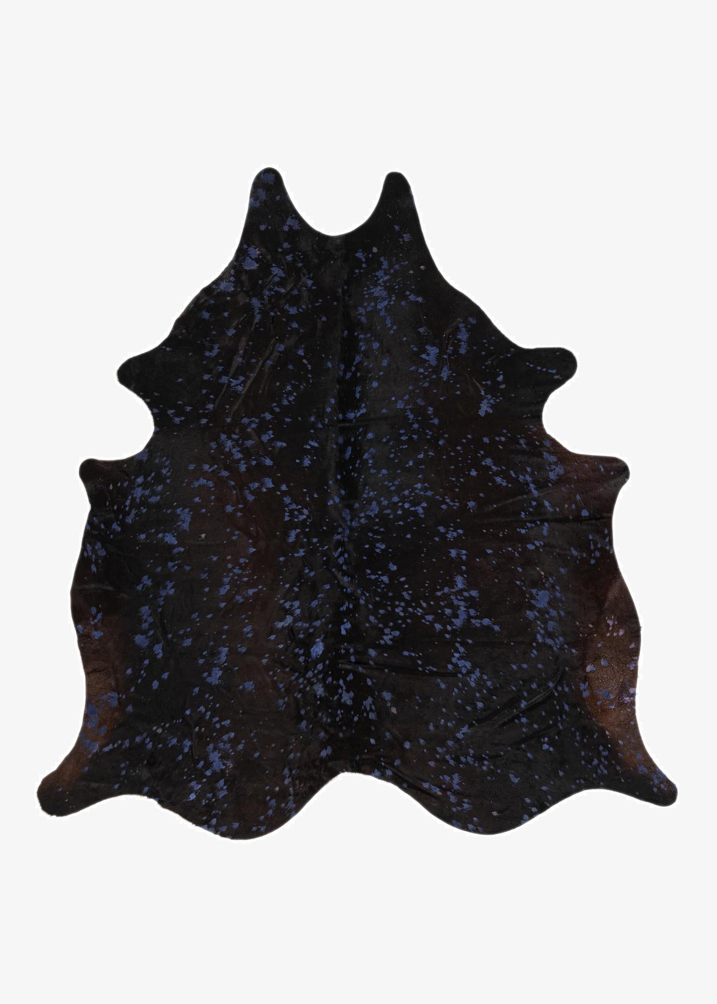 6' 5 x 6' 9 Cowhide Leather Square Rug