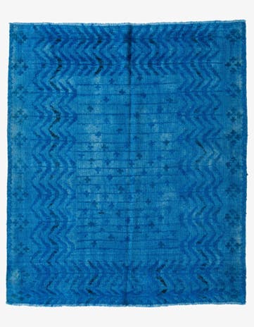 5' 8 x 6' 7 Hand Knotted Darya Wool Square Rug