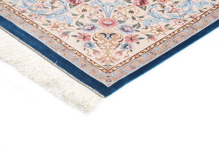 Detail image of 8' 2 x 8' 2 Ghom Design Square Rug