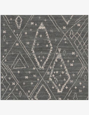 Blue Grand Tradition Square Rug