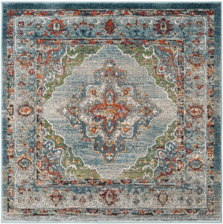 Detail image of 5' x 5' Isabella Square Rug