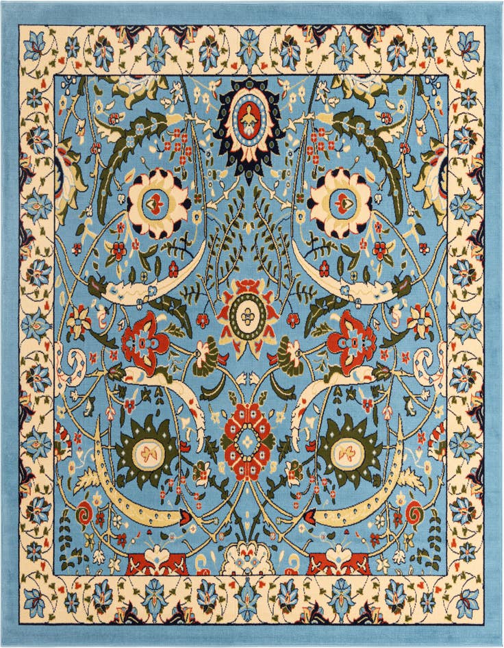 Detail image of 7' 10 x 7' 10 Isfahan Design Square Rug