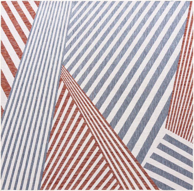 Detail image of 7' 10 x 7' 10 Easy-Clean Jill Zarin Indoor / Outdoor Square Rug