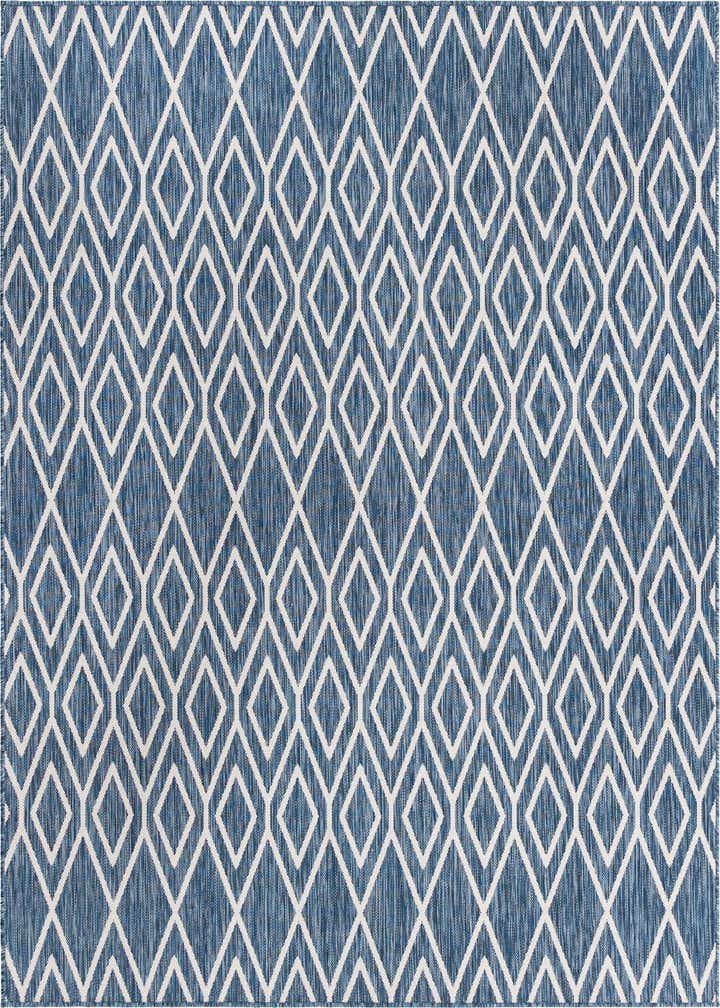 7' 10 x 7' 10 Easy-Clean Jill Zarin Turks and Caicos Indoor / Outdoor Square Rug