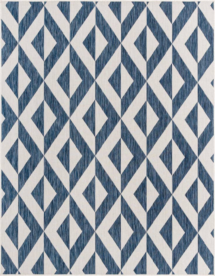 Detail image of 7' 10 x 7' 10 Easy-Clean Jill Zarin Napa Indoor / Outdoor Square Rug