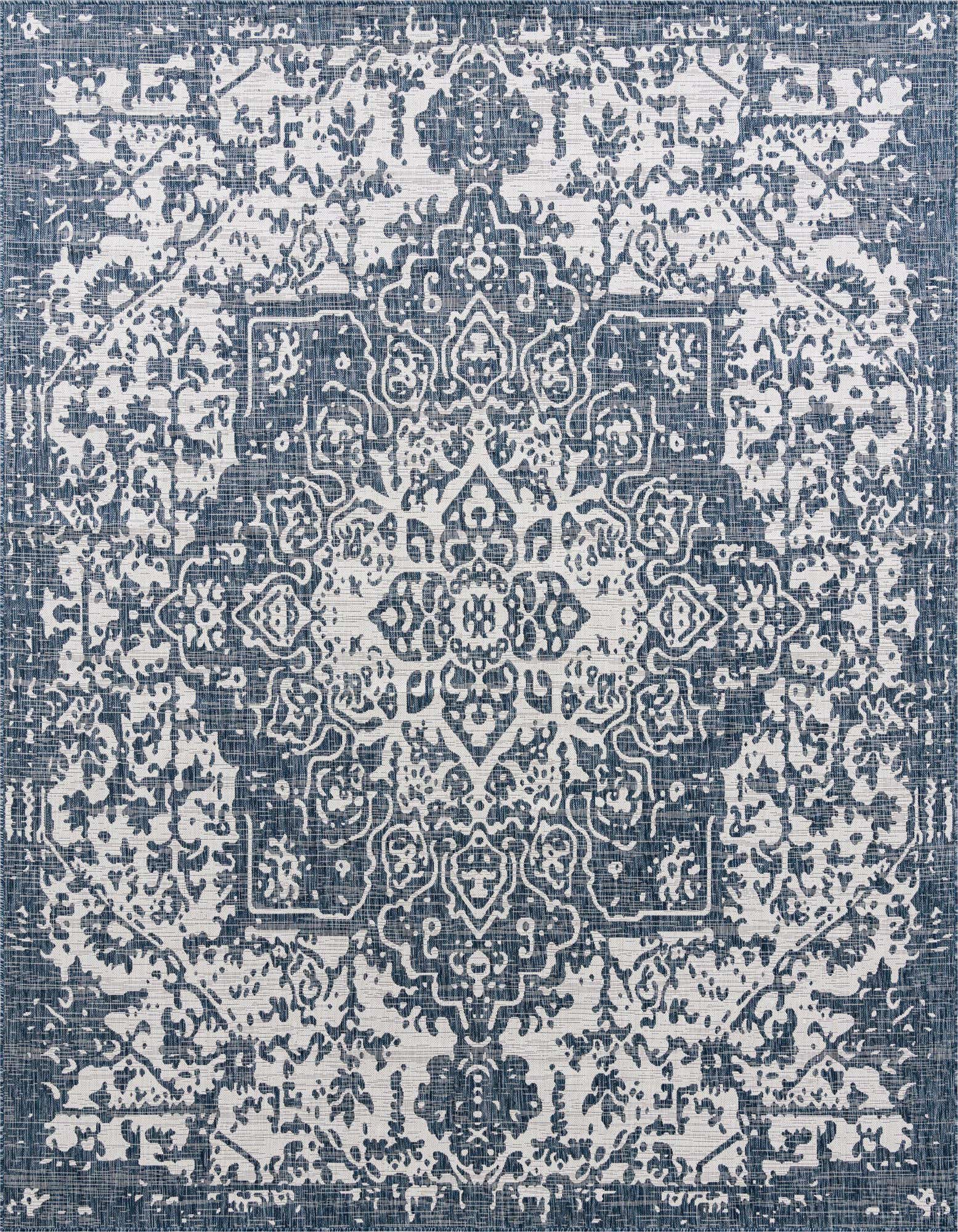 10' 8 x 10' 8 Easy-Clean Jill Zarin Dubai Indoor / Outdoor Square Rug