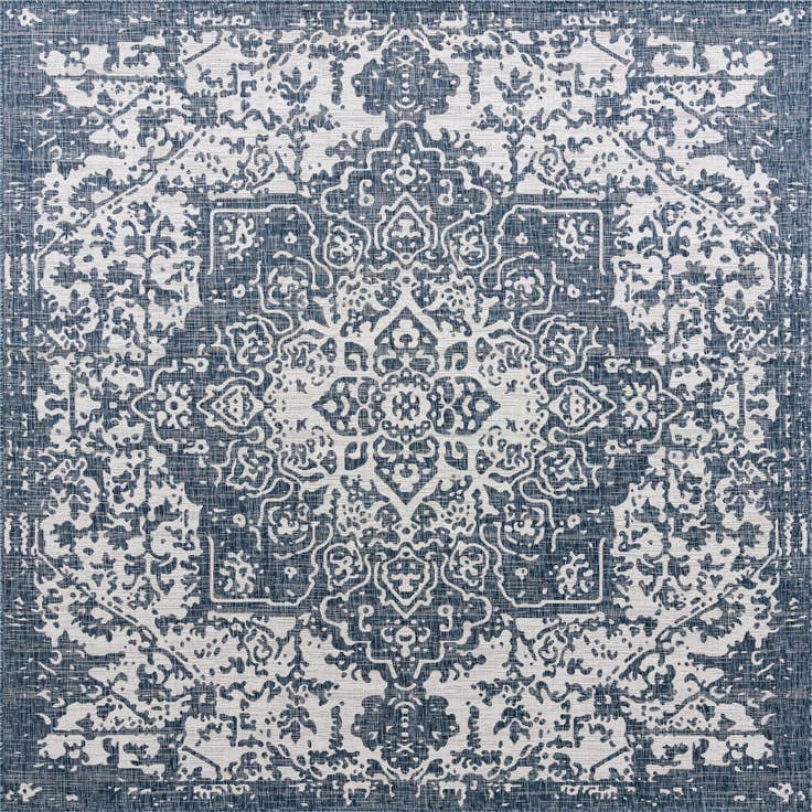 Detail image of 10' 8 x 10' 8 Easy-Clean Jill Zarin Dubai Indoor / Outdoor Square Rug