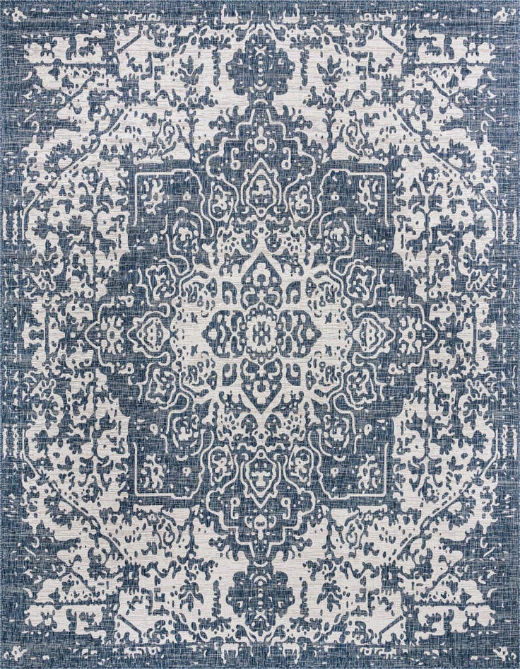 Detail image of 13' x 13' Easy-Clean Jill Zarin Dubai Indoor / Outdoor Square Rug
