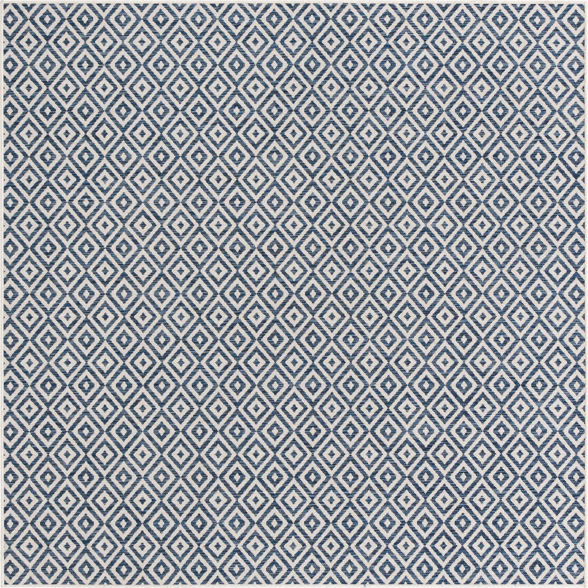 7' 10 x 7' 10  Washable Jill Zarin Costa Rica Indoor / Outdoor Square Rug