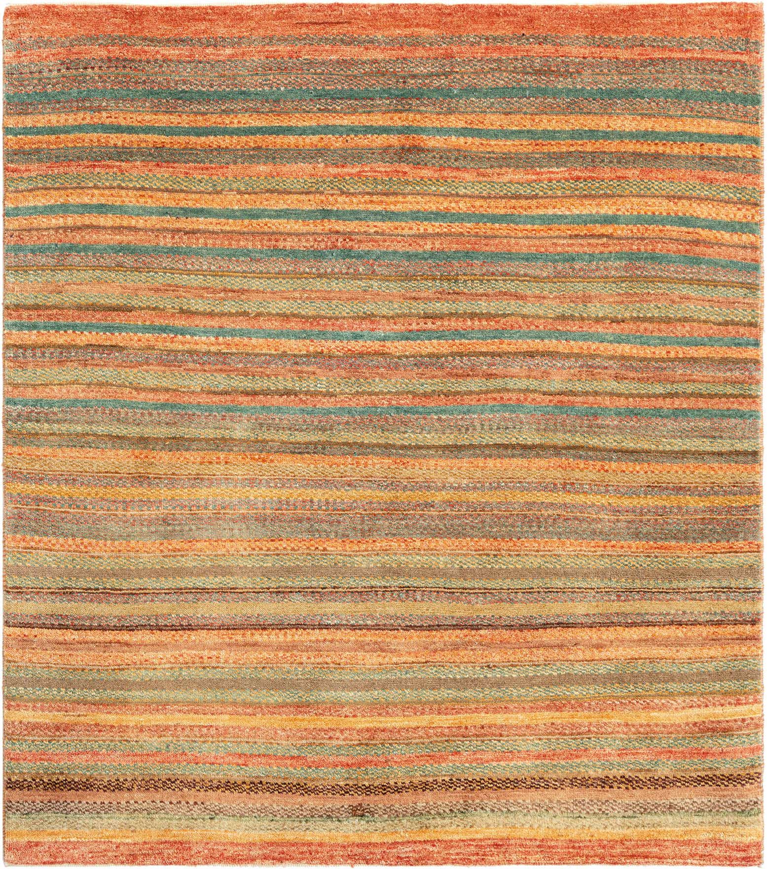 4' x 4' 8 Juma Wool Square Rug