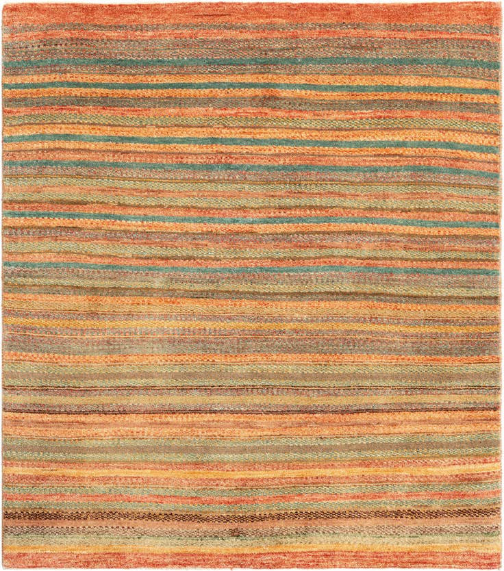 Detail image of 4' x 4' 8 Juma Wool Square Rug
