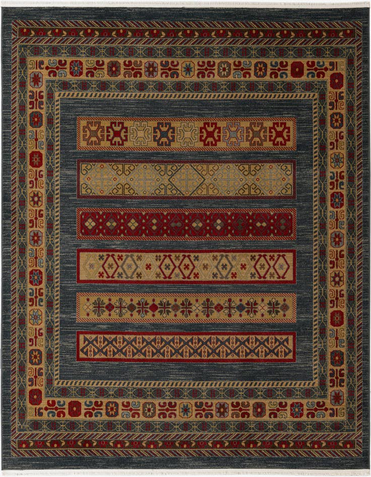 Detail image of 8' x 8' Kashkuli Gabbeh Square Rug