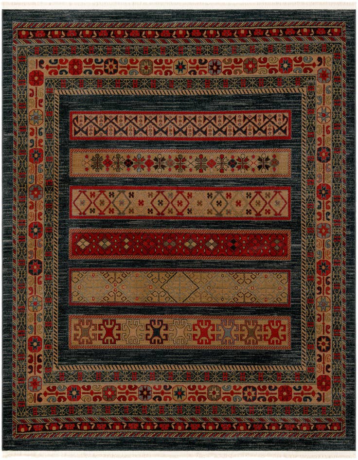 Detail image of 6' x 6' Kashkuli Gabbeh Square Rug