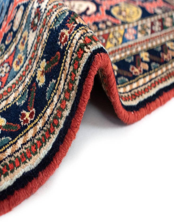 Detail image of 3' 5 x 3' 5  Hand Knotted Kashkuli Persian Square Rug