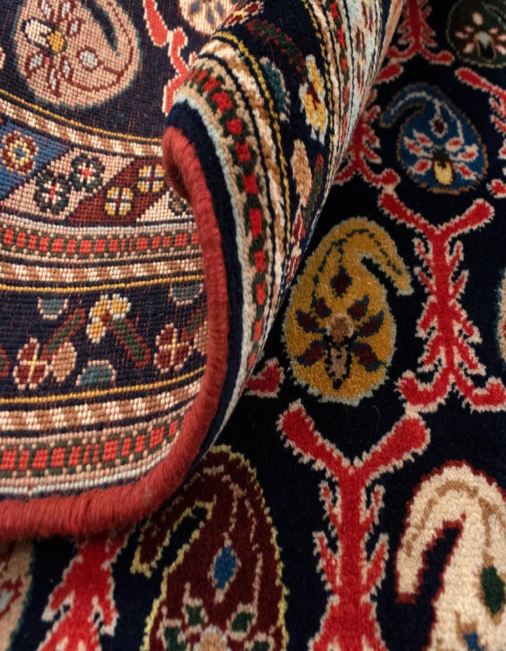 Detail image of 3' 5 x 3' 5  Hand Knotted Kashkuli Persian Square Rug