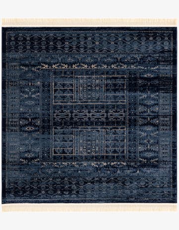 Blue Kennedy Square Rug