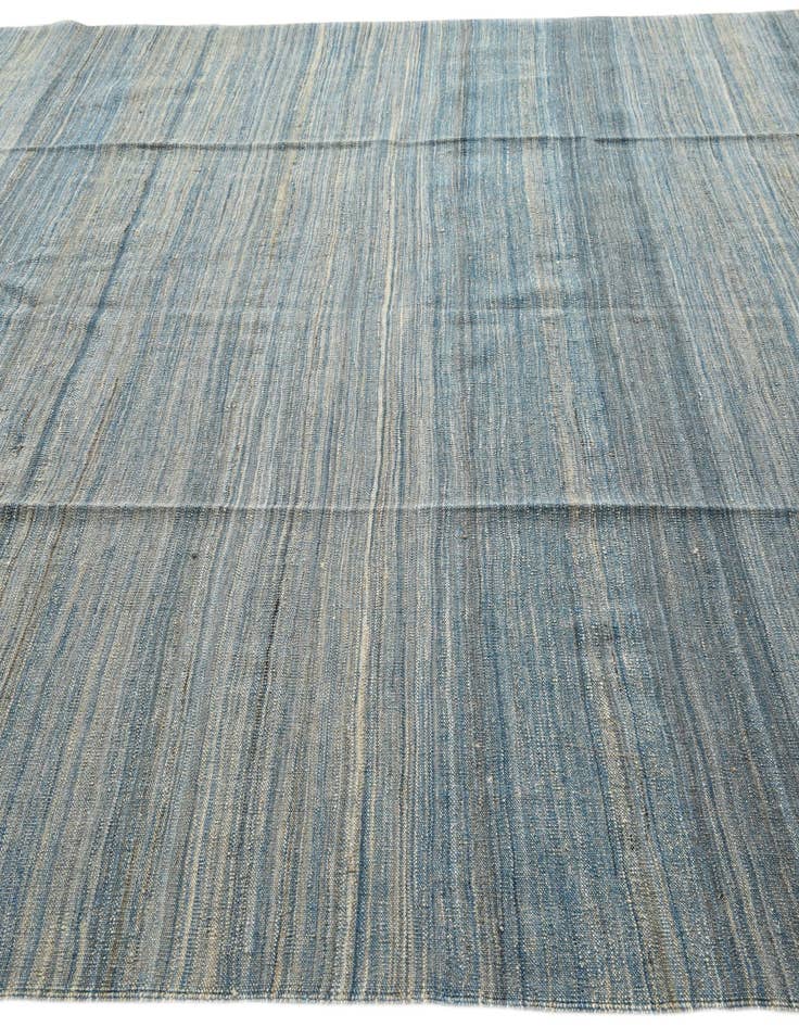 Detail image of 9' 2 x 9' 7  Hand Woven Kilim Modern Wool Square Rug