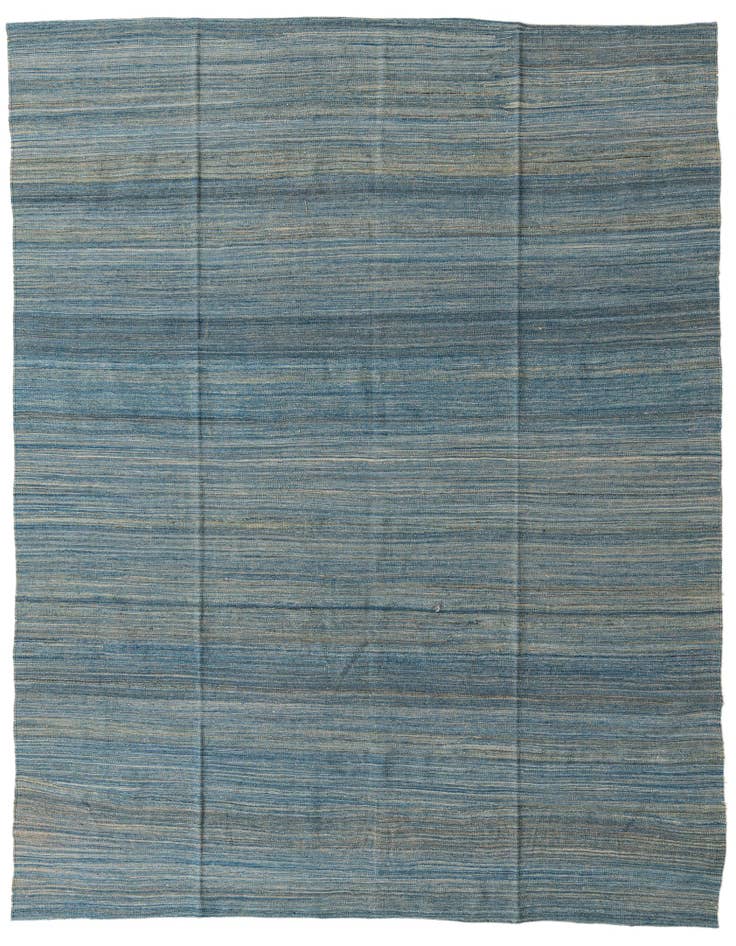 Detail image of 9' 2 x 9' 7 Hand Woven Kilim Modern Wool Square Rug