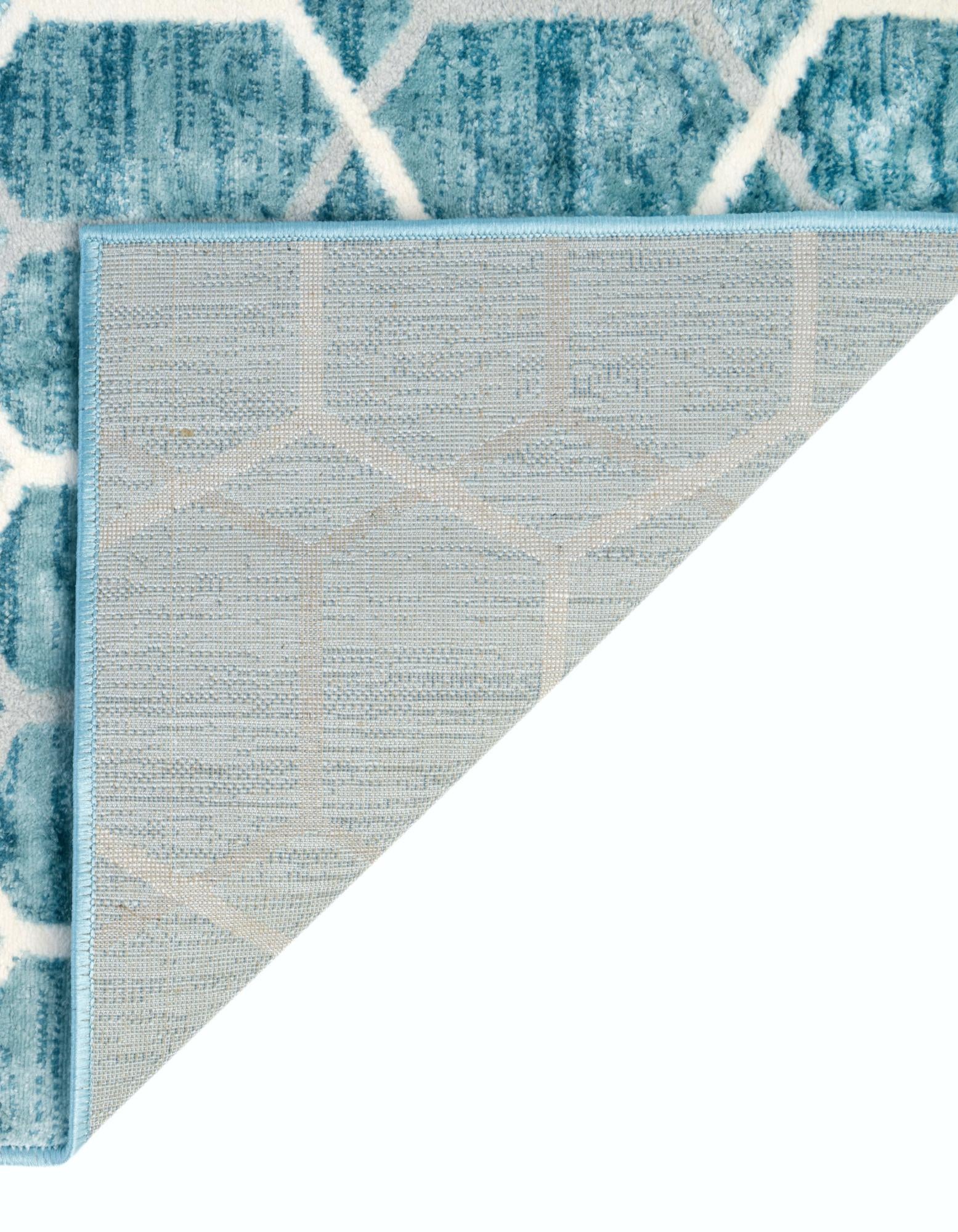 5' 3 x 5' 3 Lattice Trellis Square Rug
