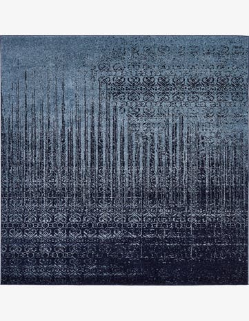 Blue Loft Square Rug
