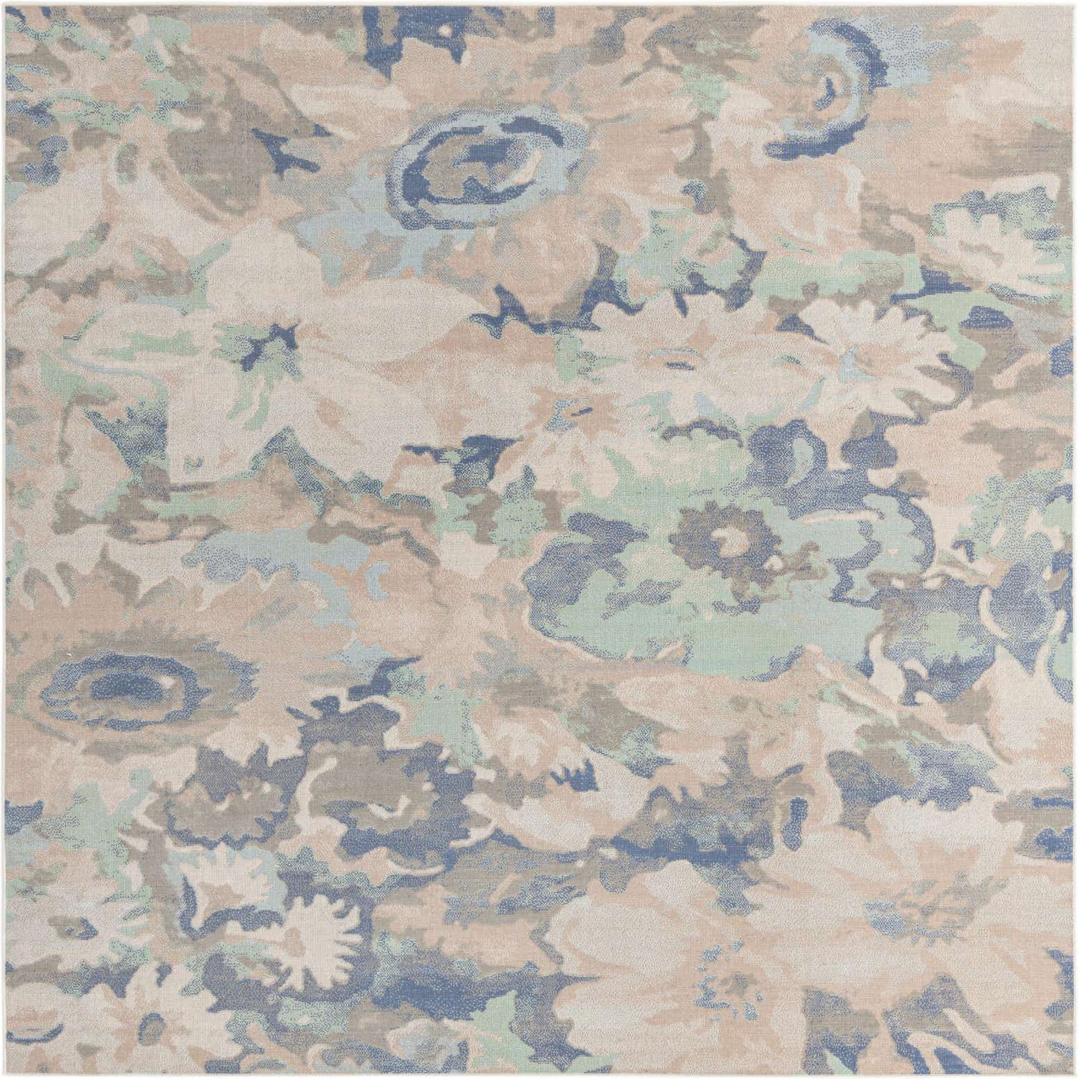 8' x 8' Lotus Square Rug