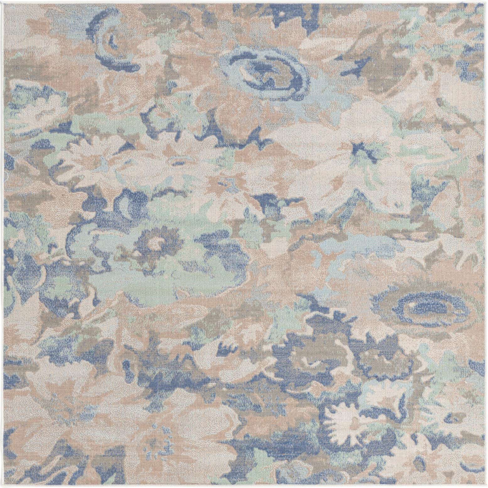 6' x 6' Lotus Square Rug
