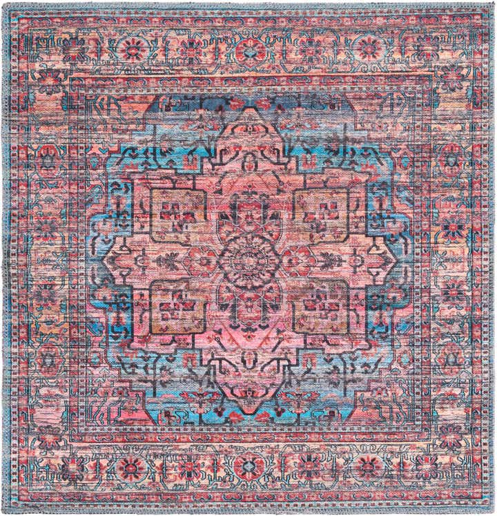 3' 3 x 3' 3 Washable Maahru Square Rug