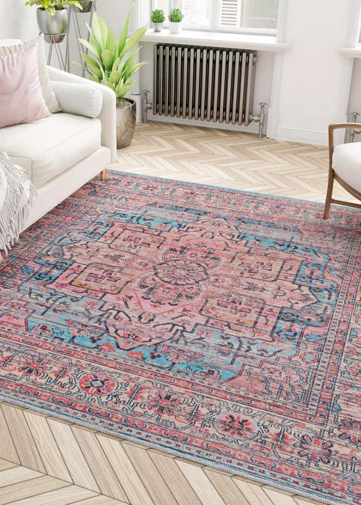 10' 6 x 10' 6 Washable Maahru Square Rug