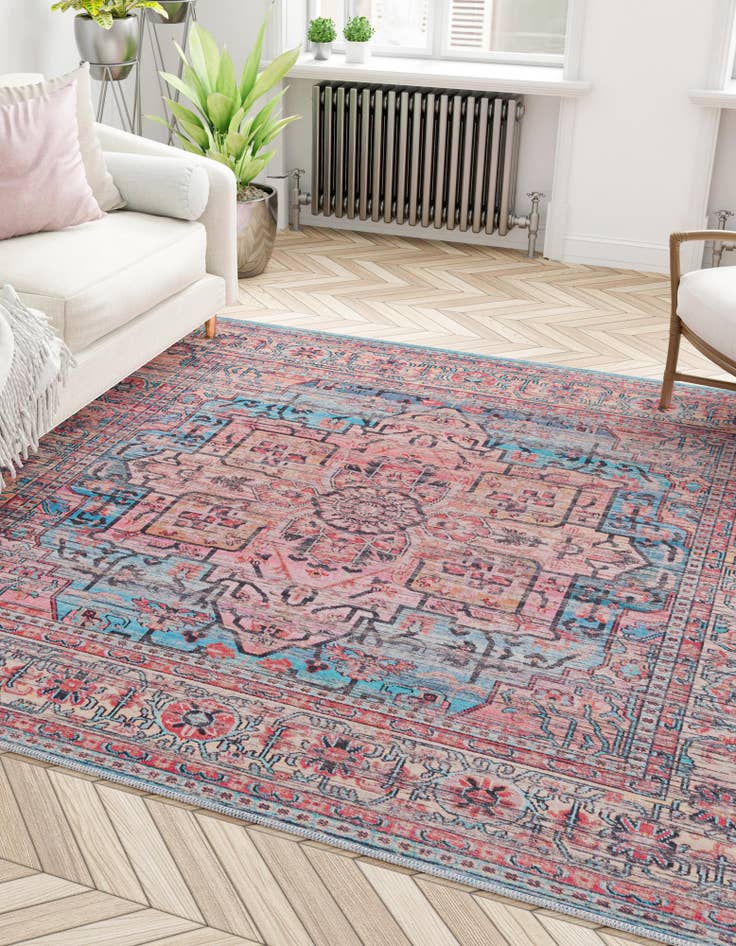 Detail image of 10' 6 x 10' 6 Washable Maahru Square Rug