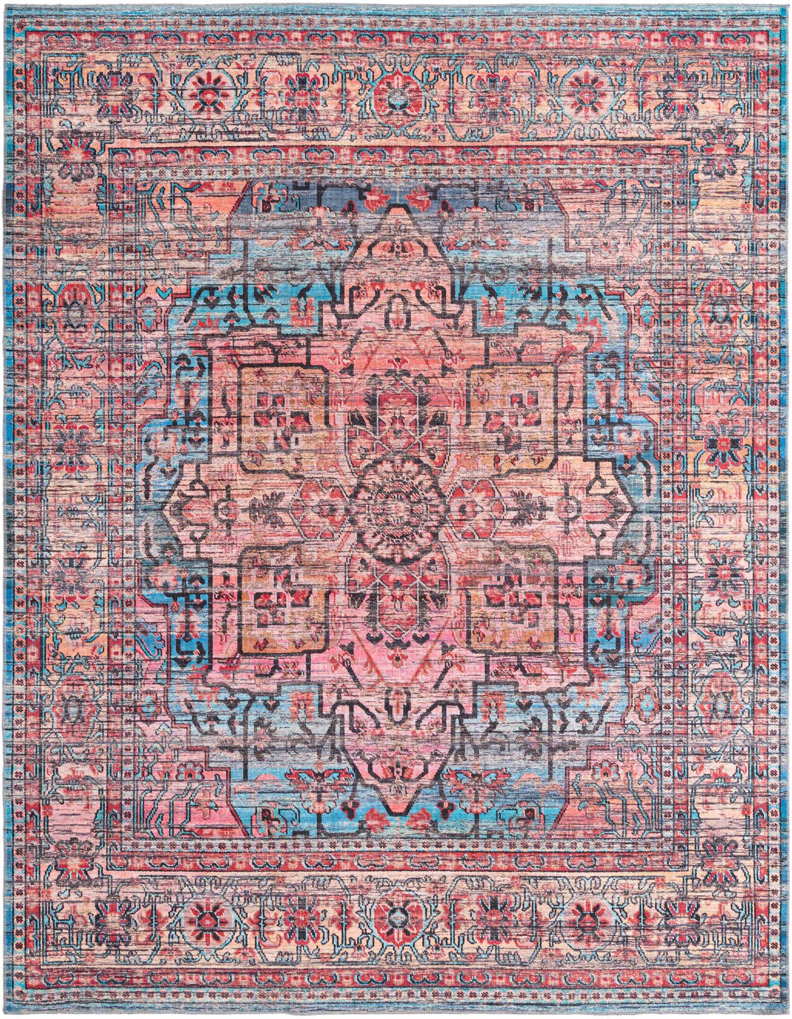 10' 6 x 10' 6 Washable Maahru Square Rug