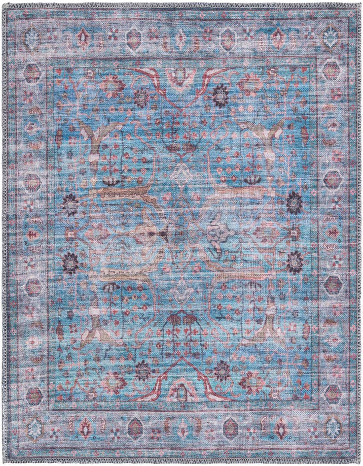 Detail image of 3' 3 x 3' 3 Washable Maahru Square Rug
