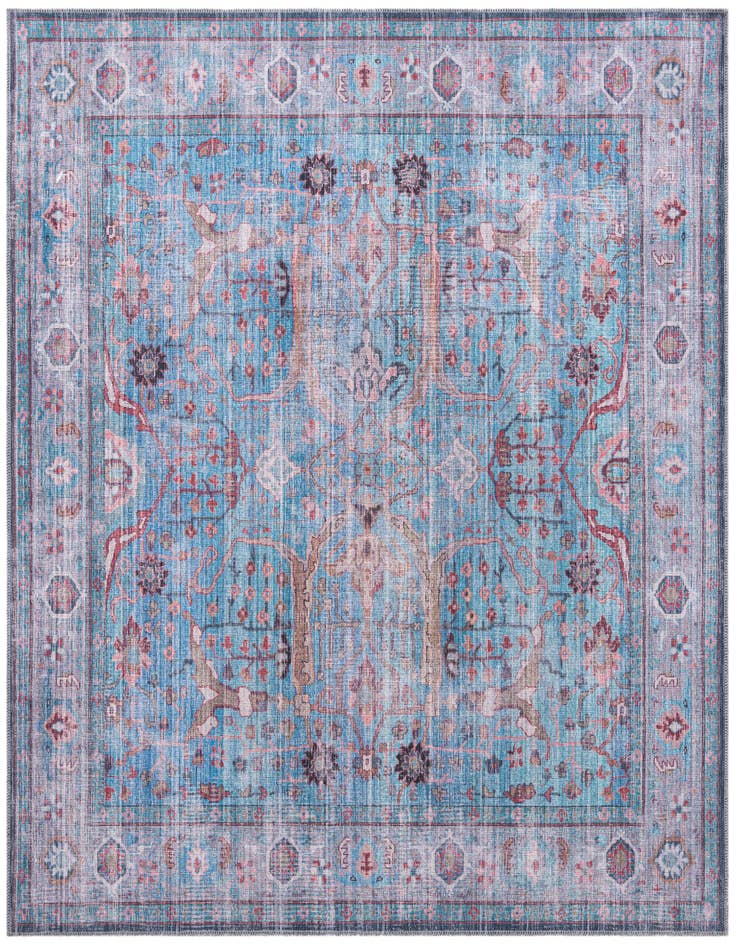 Detail image of 7' 3 x 7' 3 Washable Maahru Square Rug