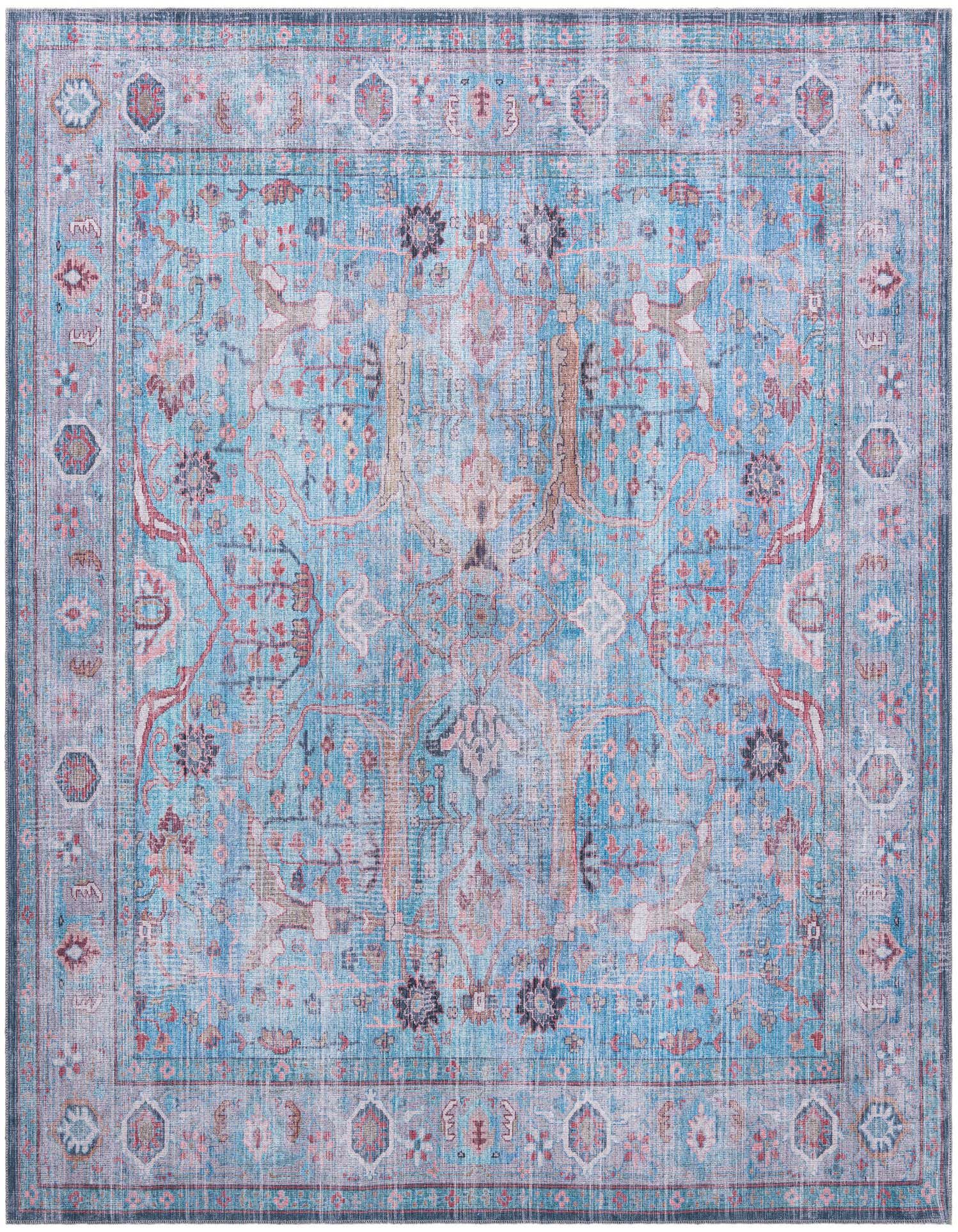 10' 6 x 10' 6 Washable Maahru Square Rug