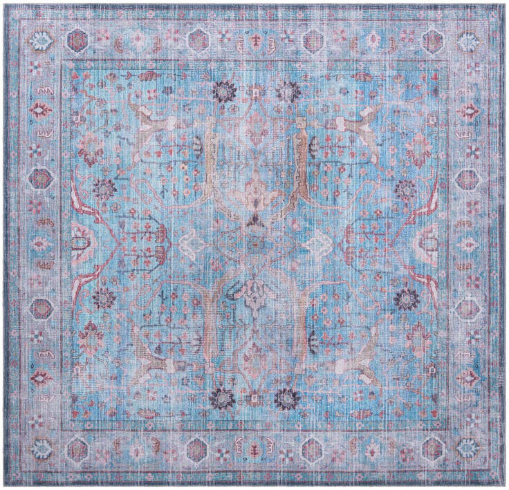 Detail image of 10' 6 x 10' 6 Washable Maahru Square Rug