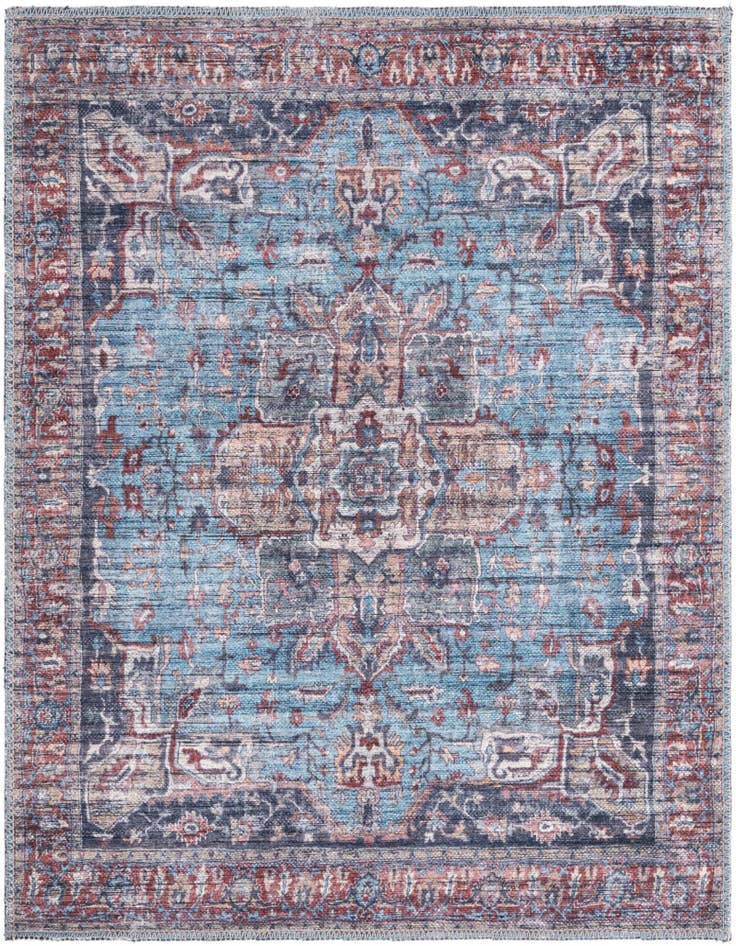 Detail image of 3' 3 x 3' 3 Washable Maahru Square Rug