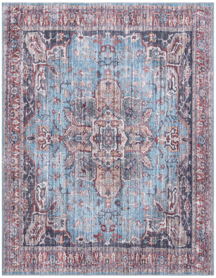Detail image of 7' 3 x 7' 3 Washable Maahru Square Rug