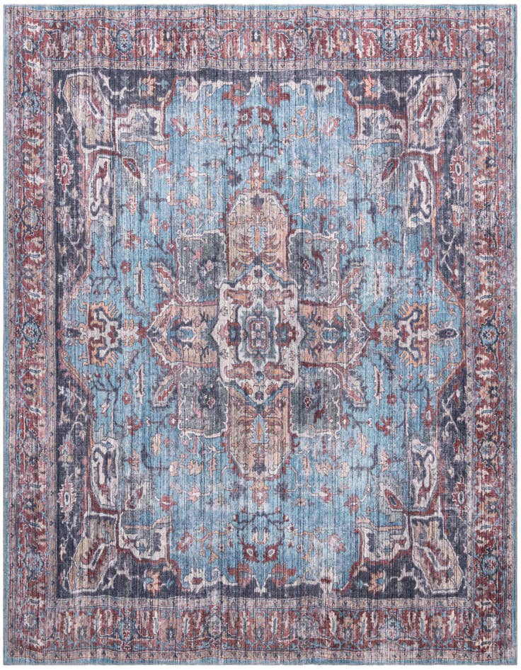 Detail image of 10' 6 x 10' 6 Washable Maahru Square Rug
