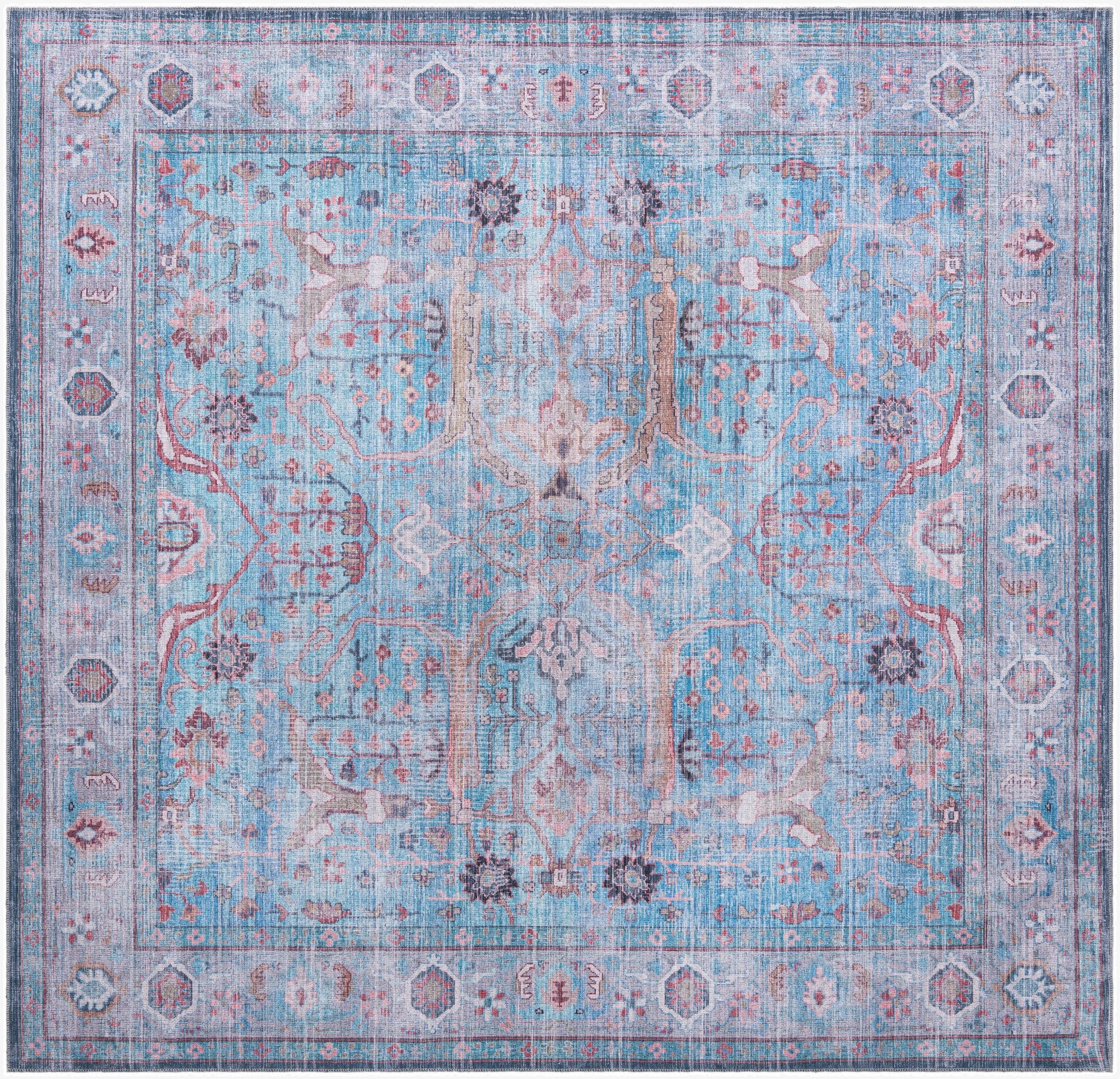 10' 6 x 10' 6  Washable Maahru Square Rug
