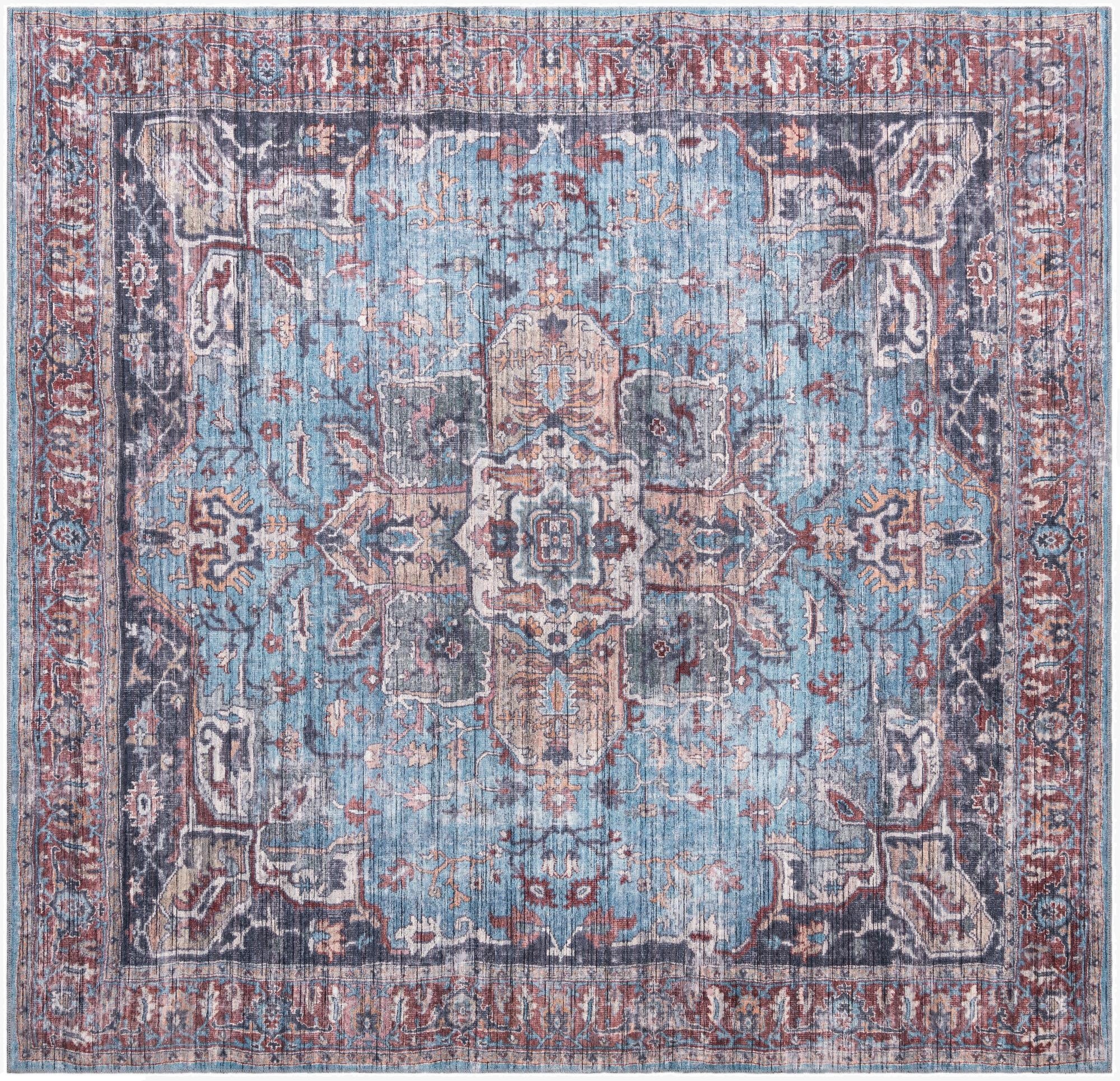 10' 6 x 10' 6  Washable Maahru Square Rug