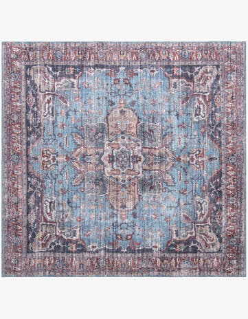 10' 6 x 10' 6 Washable Maahru Square Rug