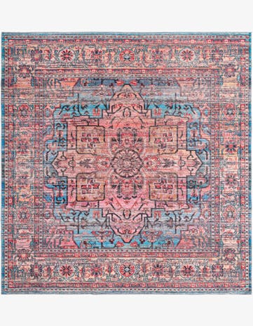 10' 6 x 10' 6 Washable Maahru Square Rug