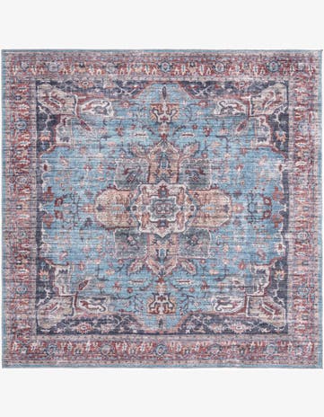 7' 10 x 7' 10 Washable Maahru Square Rug