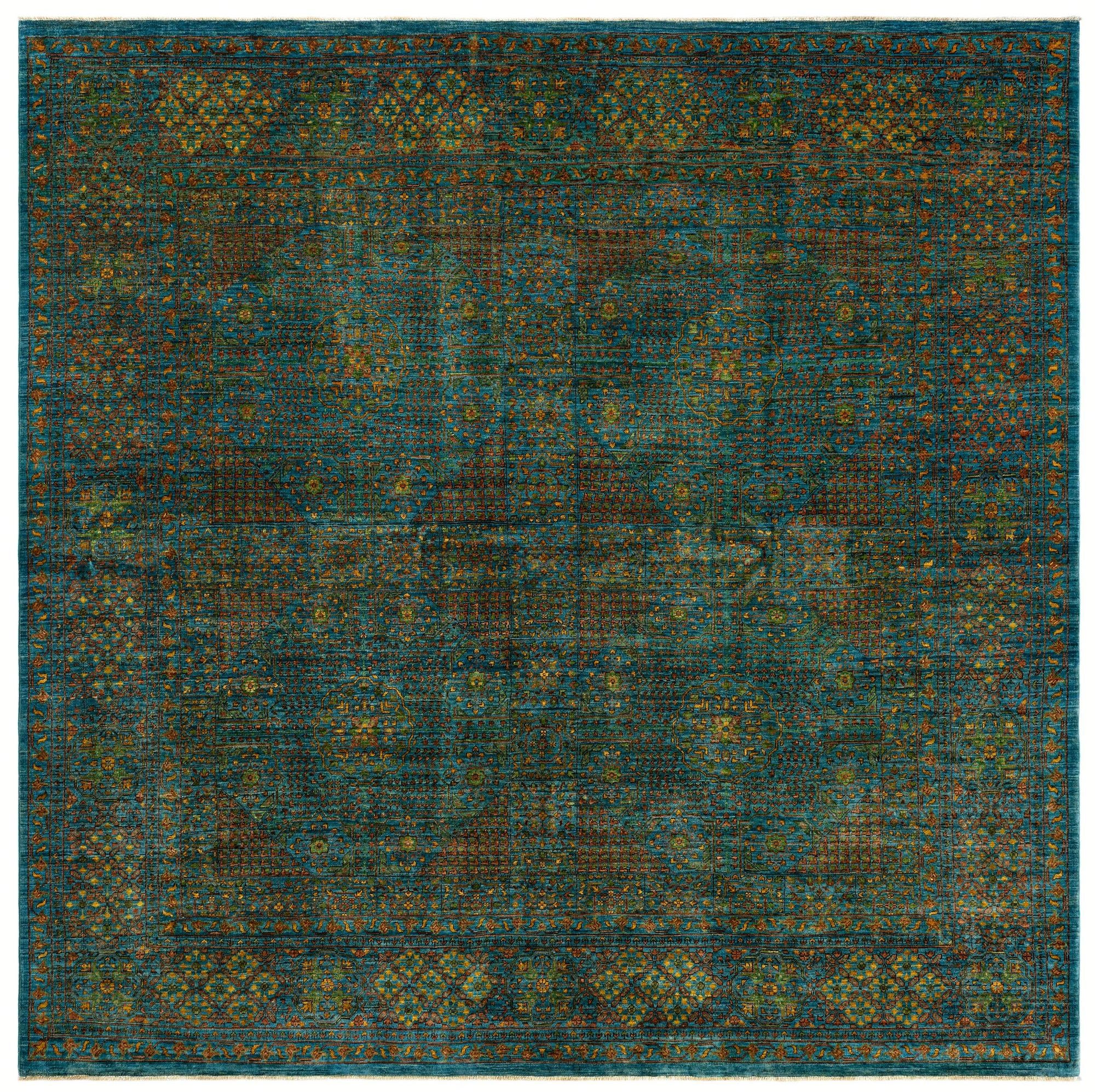8' x 8' 1 Mamluk Wool Square Rug