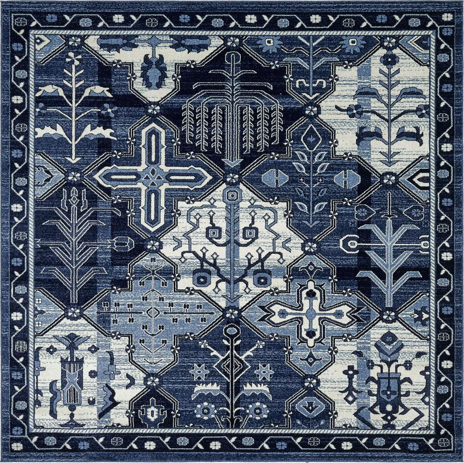 7' 10 x 7' 10 Miranda Square Rug